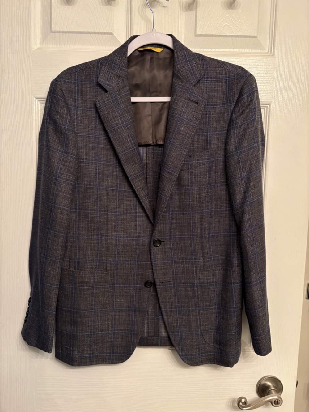 Canali Kei Wool Linen and silk Blend Blazer Jacket